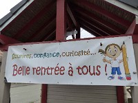 Rentrée scolaire 3 Septembre 2018